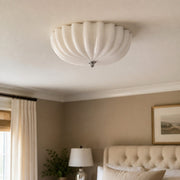 Durnic Cream Style Ceiling Light – Modern Flush Mount Lamp for Bedroom Dining Room